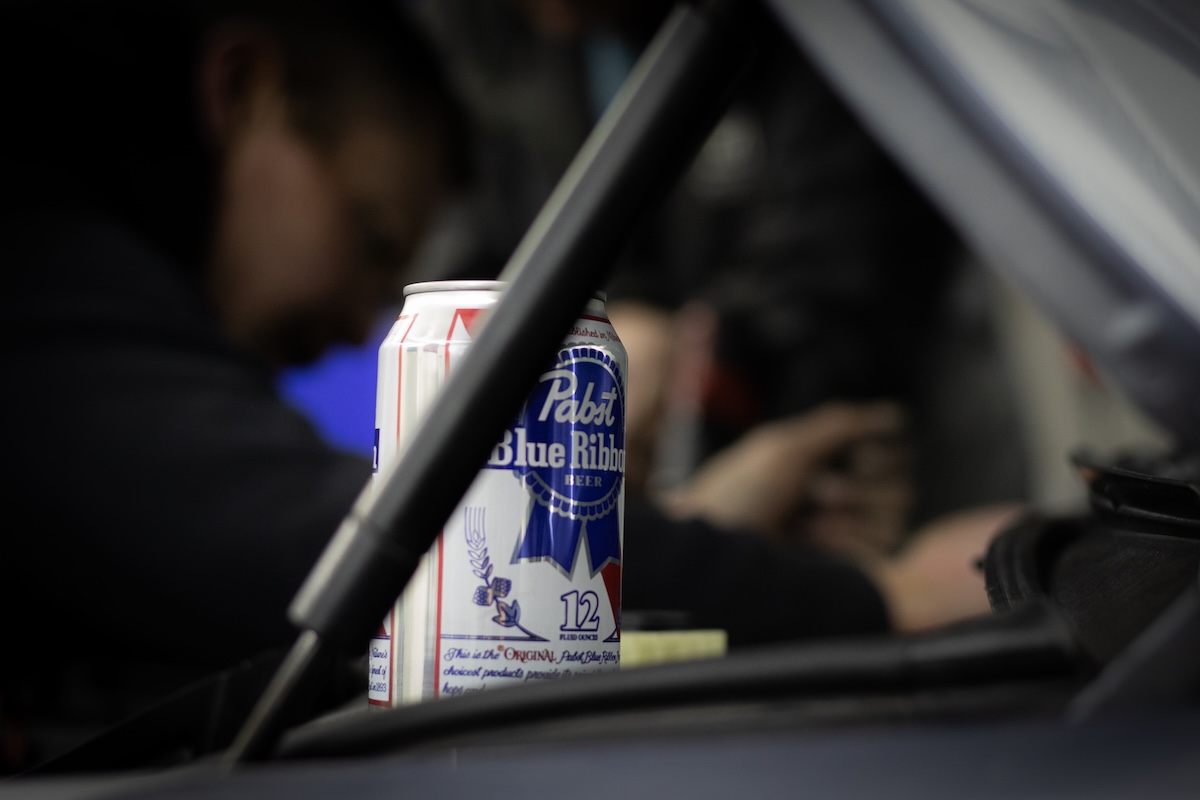 Beer and bolts moment